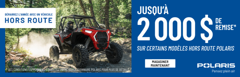 2023 Janvier Polaris ORV